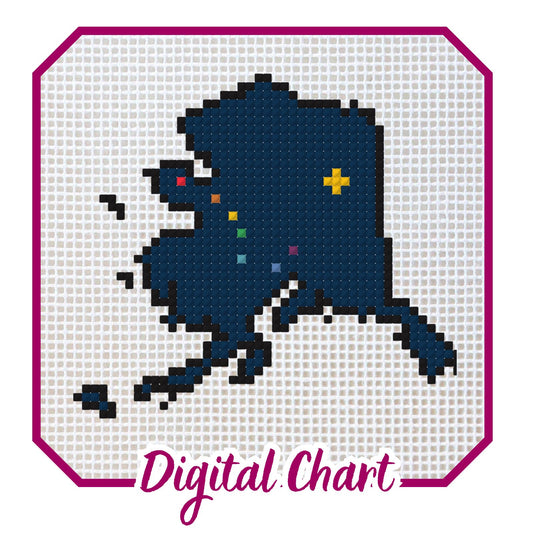 Alaska Pride Needlepoint Digital Chart
