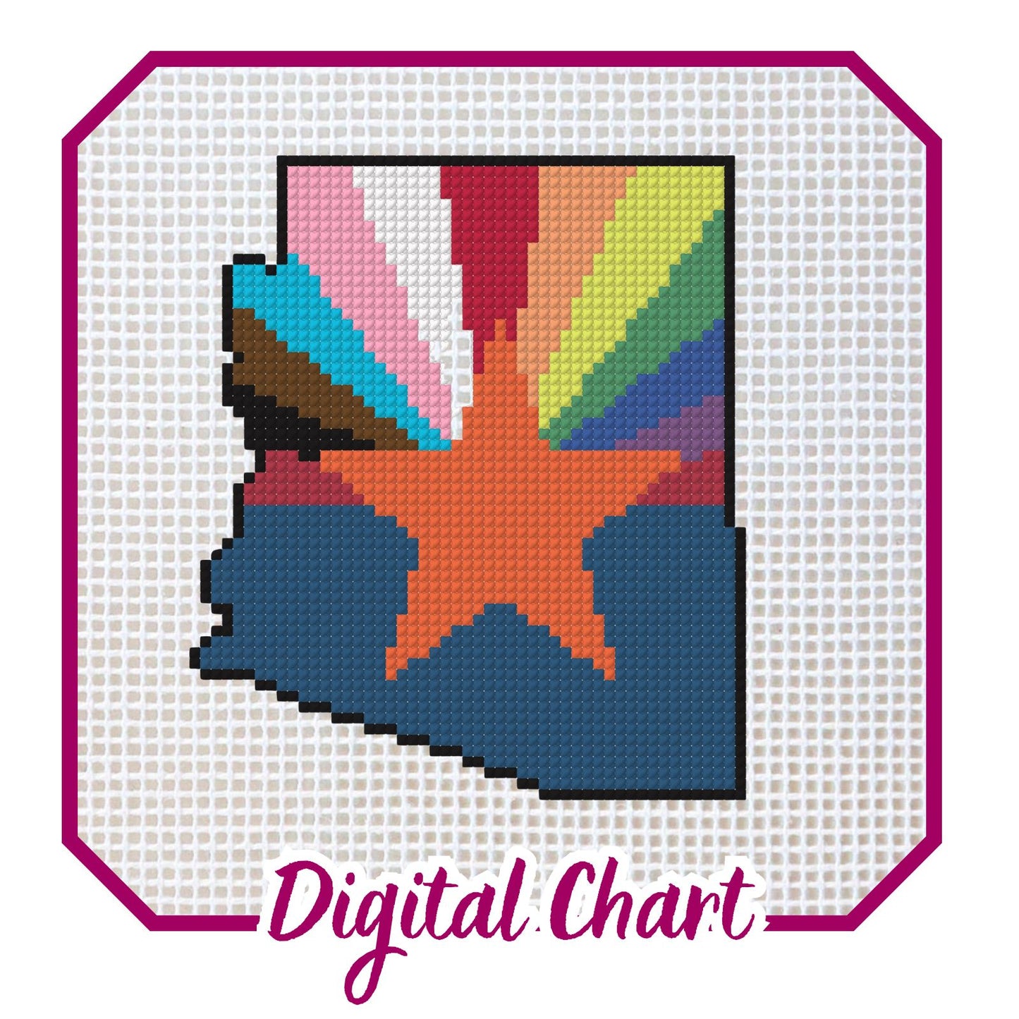 Arizona Pride Needlepoint Digital Chart