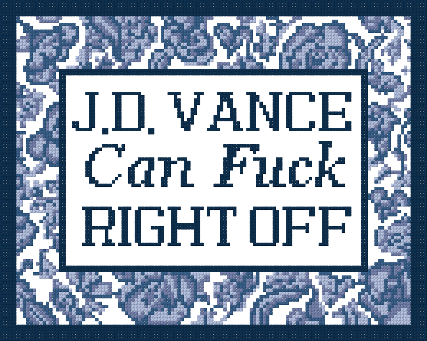 F You Chinoiserie - Hand Painted Name Add On