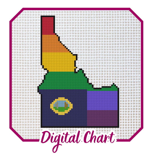 Idaho Pride Needlepoint Digital Chart
