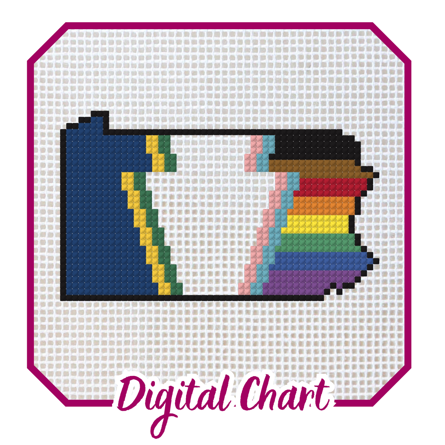 Pennsylvania Pride Needlepoint Digital Chart