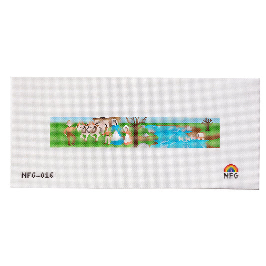 Oregon Trail Keyfob Needlepoint Canvas