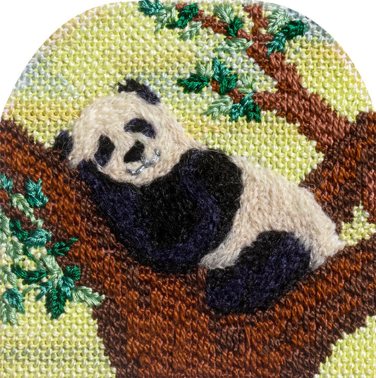 Sleeping Panda Needlepoint Canvas